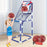 8803 Toddlers Foldable Basketball Hoop Kids Boys Portable Playset Sports Center Toys, Size: M - 2