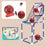 8803 Toddlers Foldable Basketball Hoop Kids Boys Portable Playset Sports Center Toys, Size: M - 5