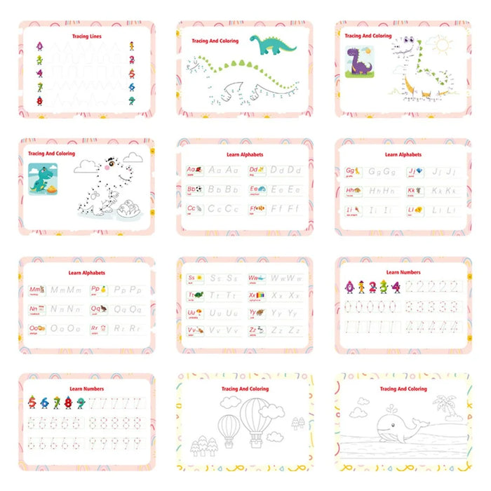 16 Theme Toddler Busy Book Preschool Teaching Aids Parent-Child Educational Toy Gift - 2