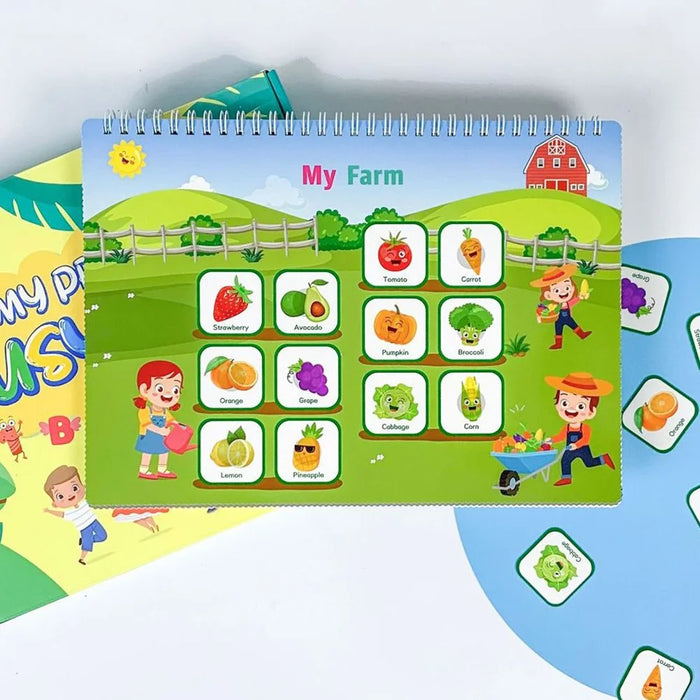16 Theme Toddler Busy Book Preschool Teaching Aids Parent-Child Educational Toy Gift - 3