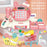 Kids Toy Cash Register Playset Pretend Children Supermarket Checkout Toy for Toddlers - 813A Rabbit - 3