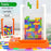 2145 3D Tetris Building Block Puzzle Toy Parent-Child Interactive Desktop Game - Orange Base - 3