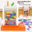 2145 3D Tetris Building Block Puzzle Toy Parent-Child Interactive Desktop Game - Orange Base - 6