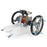 Solar Powered DIY Science Experiment Kit 13 in 1 Educational Robot Car Assembly Toy with Battery Compartment - Grey - 2