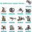 Solar Powered DIY Science Experiment Kit 13 in 1 Educational Robot Car Assembly Toy with Battery Compartment - Grey - 3