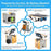 Solar Powered DIY Science Experiment Kit 13 in 1 Educational Robot Car Assembly Toy with Battery Compartment - Grey - 5