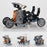 Solar Powered DIY Science Experiment Kit 13 in 1 Educational Robot Car Assembly Toy with Battery Compartment - Grey - 6