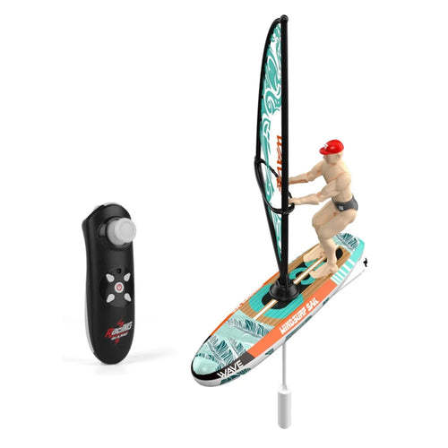 HC-811 Remote Control Sailboat Racing Surfing Yacht Competition Watercraft for Indoor Outdoor - Green - 1