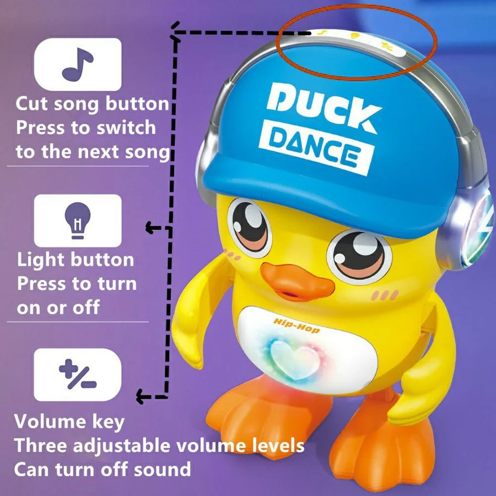 S-004A Dancing Animal Toy Electric Singing Swaying Educational Toddler Toy with Lights and Music - Red / Owl - 3