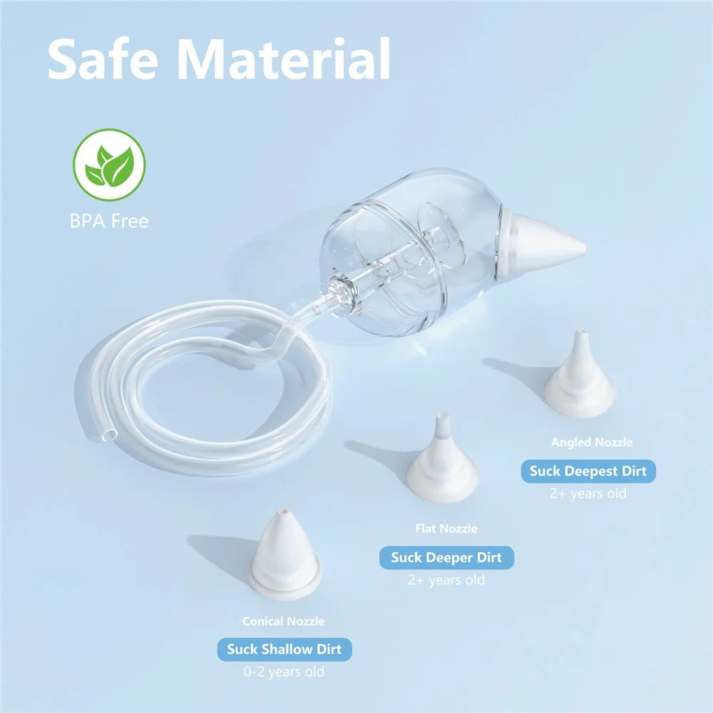 QY-201 Baby Nasal Aspirator Electric Nose Suction Device with Lullaby Function 9 Levels Adjustment - 3