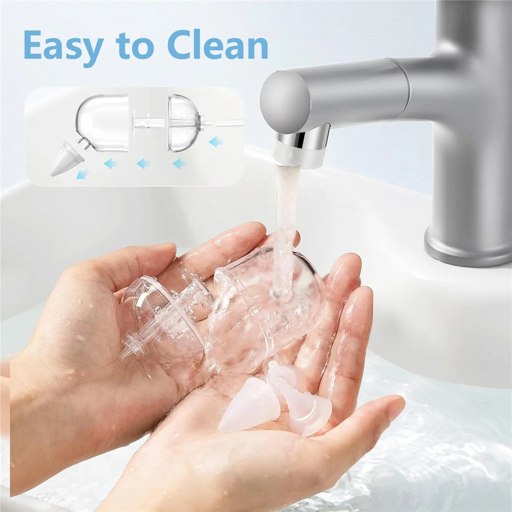 QY-201 Baby Nasal Aspirator Electric Nose Suction Device with Lullaby Function 9 Levels Adjustment - 5
