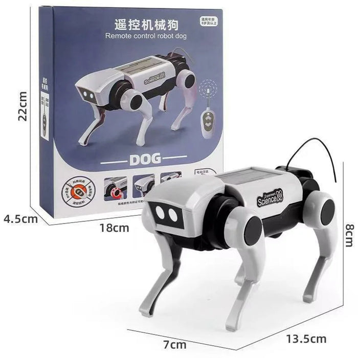 DIY Mechanical Robot Dog and Cat Kit Remote Control Walking Toy STEM Educational Assembly Set with Remote - 5