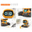 JLY TOYS For Children Collision Resistant Line Following Smart Robot Toy with Sound Effects - Orange - 6
