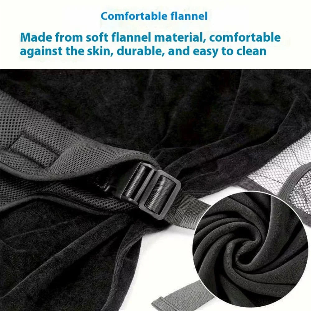 For Kids Airplane Seat Extender Flannel Foldable Flying Bed Portable Toddler Travel Bed Car Sleep Crib - 3