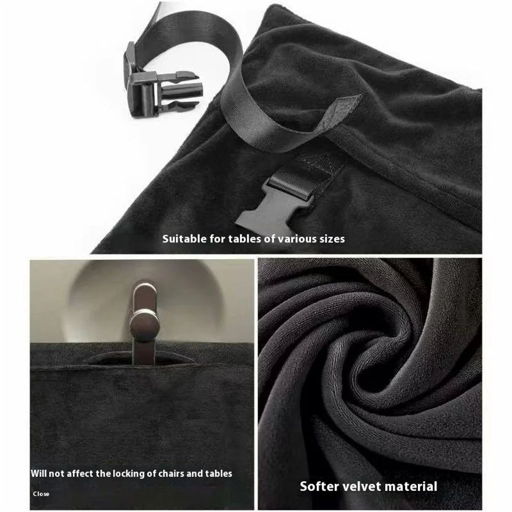 For Kids Airplane Seat Extender Flannel Foldable Flying Bed Portable Toddler Travel Bed Car Sleep Crib - 4