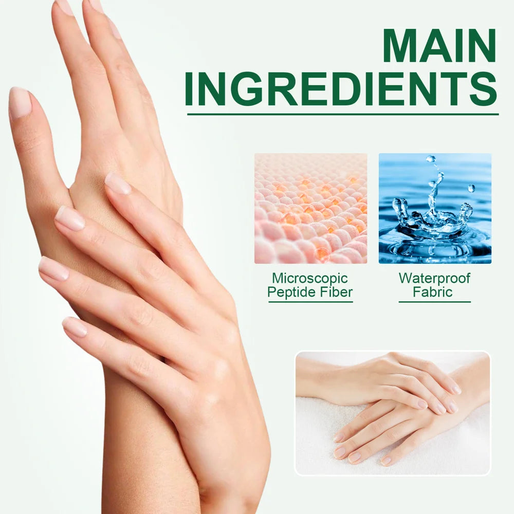 HOUKEA 1 Pair Far-Infrared Emitting Therapy Gloves Joint Care Gloves for Hand Pain Relief Waterproof Breathable - 5