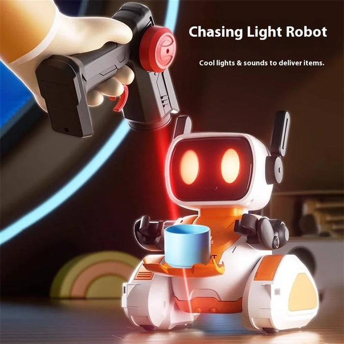 3888 Light-Chasing RC Robot Toy for Kids Programmable Educational Toy with Sound / Light Effects - 2