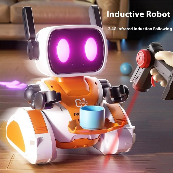 3888 Light-Chasing RC Robot Toy for Kids Programmable Educational Toy with Sound / Light Effects - 6