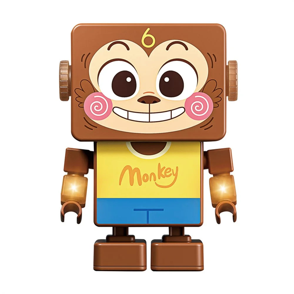 RA20 / RB20 Dancing Animal Robot Electronic Toy with Music and Lights Effects for Children - Monkey - 1