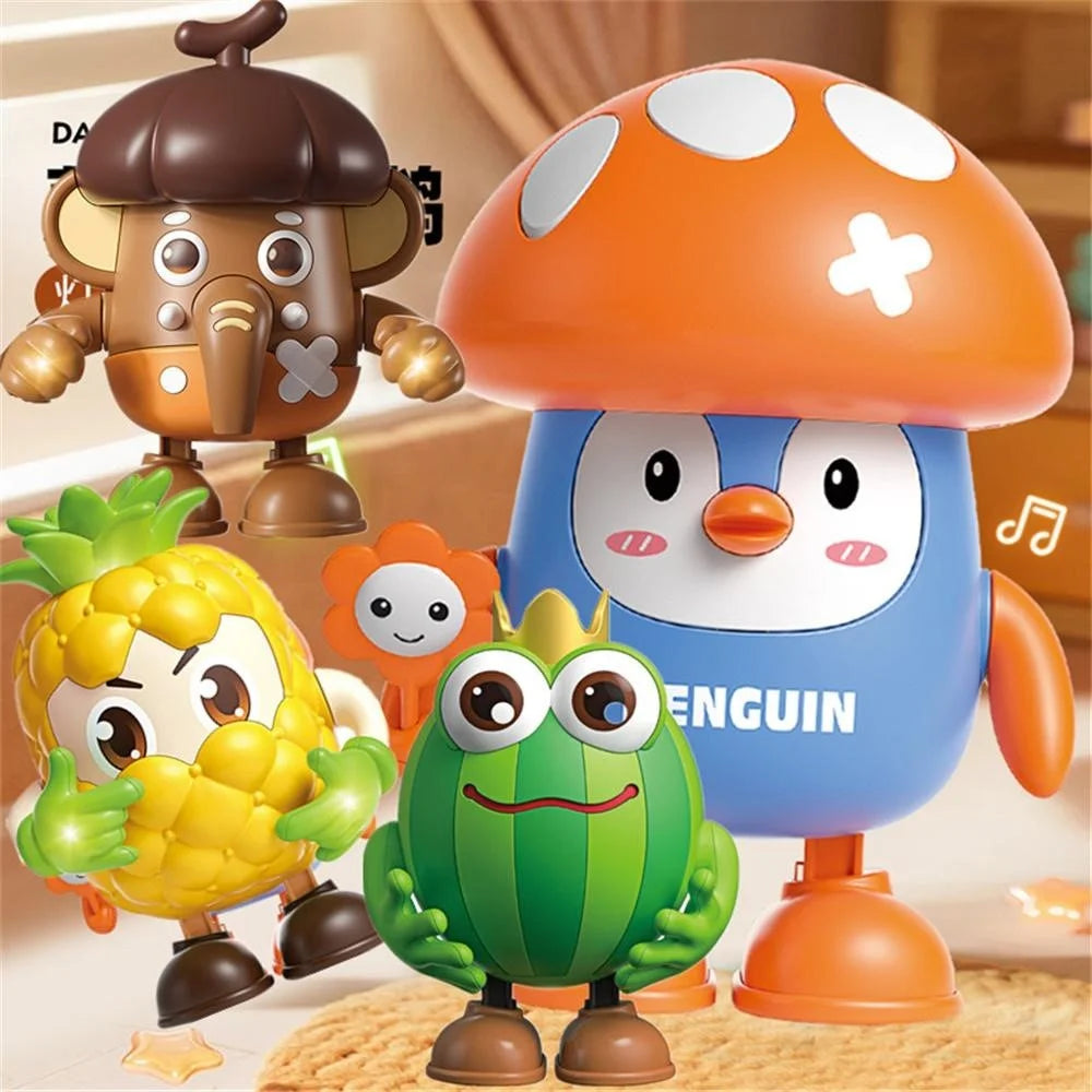 Creative Children Dancing Robot Toy with Light / Music Effects Electric Animal Toy - R25 Mushroom - 4