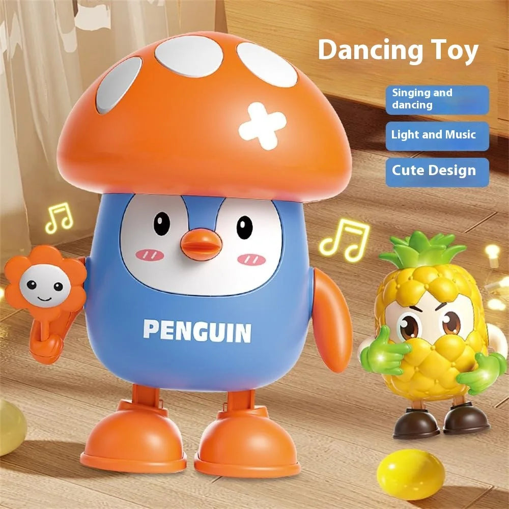 Creative Children Dancing Robot Toy with Light / Music Effects Electric Animal Toy - R25 Mushroom - 5