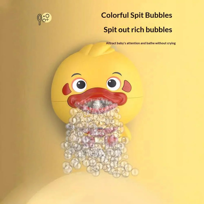 Electric Bubble Duck Baby Bath Toy Bubble Maker Bathroom Toy for Children Kids - 3