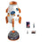 DB25826 Flying Water Spray Rocket Garden Sprinkler Toy for Kids Outdoor Lawn Spinning Space Rocket Splash Water Toy - White - 1