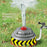 DB25826 Flying Water Spray Rocket Garden Sprinkler Toy for Kids Outdoor Lawn Spinning Space Rocket Splash Water Toy - White - 4
