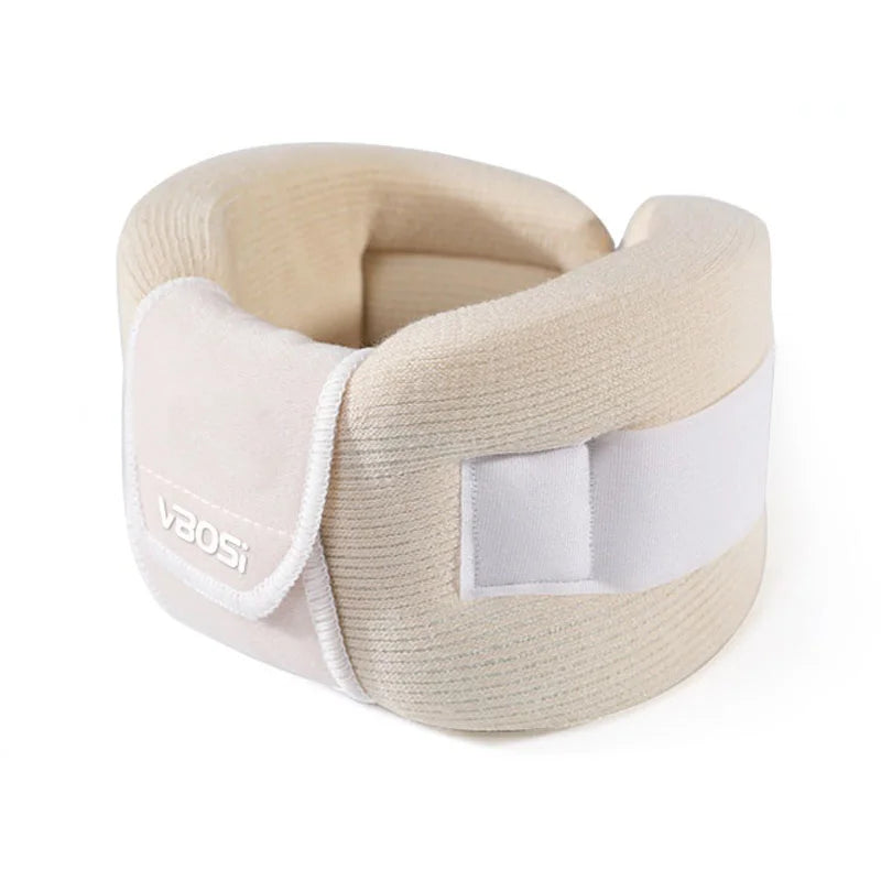 VBOSI 1722V Breathable Foam Padded Adjustable Neck Brace Cervical Support Neck Guard for Sports - Nude M - 2