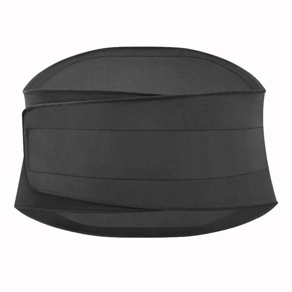 W8791 Hot Cold Therapy Lumbar Support Belt Reusable Gel Wrap Back Brace for Sports Recovery - Black - 1