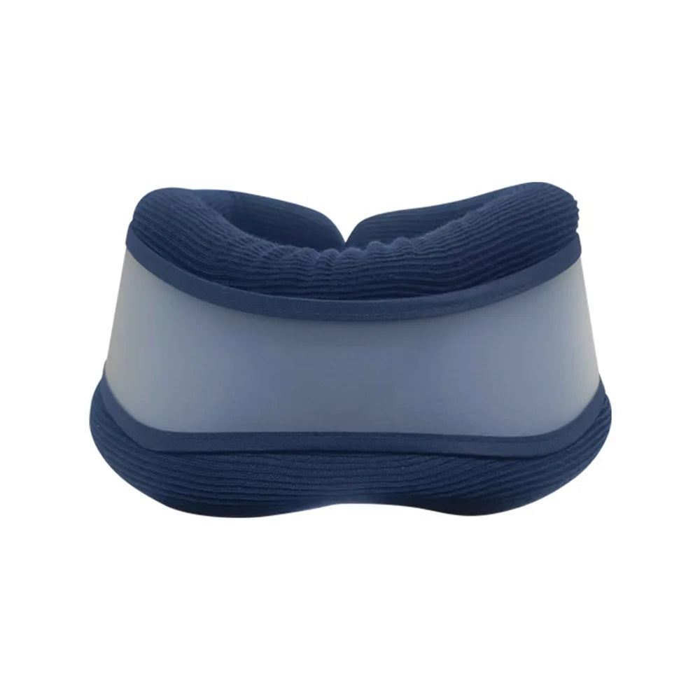 Cervical Support Neck Brace Breathable Ergonomic Posture Corrector Collar for Office Workers - Dark Blue - 1