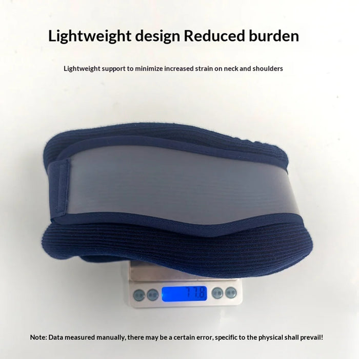 Cervical Support Neck Brace Breathable Ergonomic Posture Corrector Collar for Office Workers - Dark Blue - 3