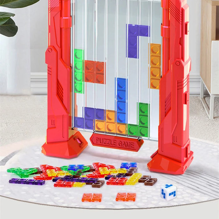 2144 Children 3D Block Puzzle Toy Logical Thinking Training Educational Toys Parent-Child Desktop Game - Blue - 5