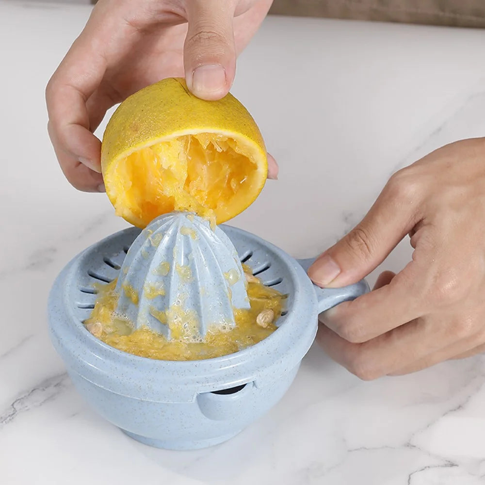 Baby Food Grinder Set Wheat Straw + PP Vegetable Fruit Food Processor Masher (BPA Free, No FDA Certificate) - Blue - 3