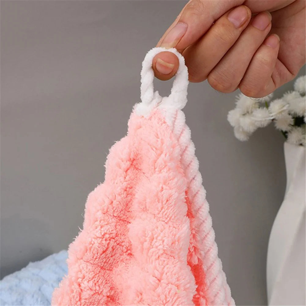 YJ-002 Ultra Soft Bath Towel 70x140cm Highly Water Absorbent Coral Fleece Towel Body Cover - Beige - 2