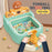 SJL8601 Cartoon Lion Pinball Shooting Machine Kids Target Shooting Toy Game with Score - Light Green - 4