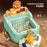 SJL8601 Cartoon Lion Pinball Shooting Machine Kids Target Shooting Toy Game with Score - Light Green - 5