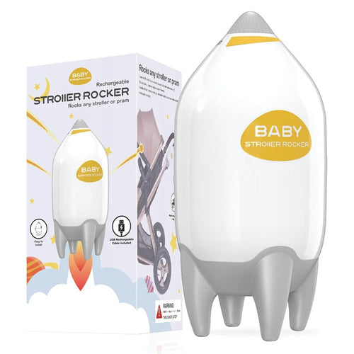 Portable Baby Stroller Rocker Rechargeable Adjustable Speed Infant Sleep Soother Device - 1