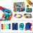 Anti-Gravity Electric Track Car Toy 46Pcs DIY Building Blocks Railway Set Roller Coaster Interactive Toy for Boys Girls - 1