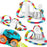Anti-Gravity Electric Track Car Toy 46Pcs DIY Building Blocks Railway Set Roller Coaster Interactive Toy for Boys Girls - 2