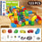 123Pcs Non-magnetic Snap-fit Train Set Educational Building Blocks Electric Track Car DIY Assembly Toy for Children - 1