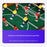 51×31×9 cm Mini Wooden Desktop Foosball Table Game Indoor Soccer Game Tabletop Football Toy for Kids Family - 2