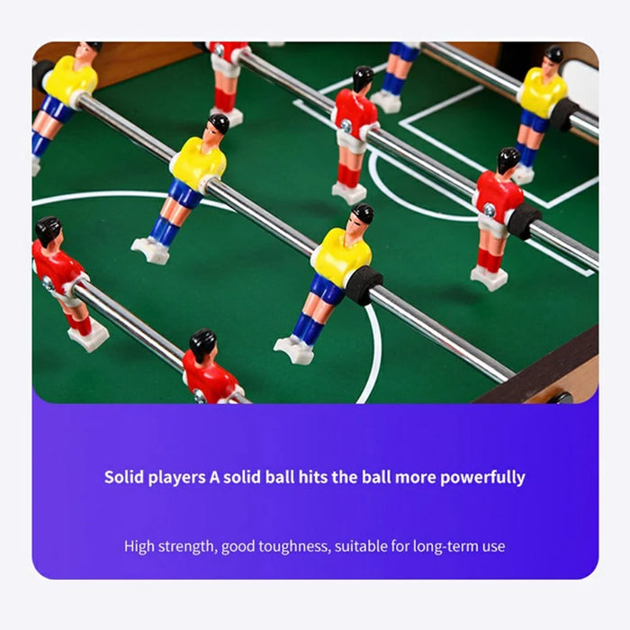 51×31×9 cm Mini Wooden Desktop Foosball Table Game Indoor Soccer Game Tabletop Football Toy for Kids Family - 2