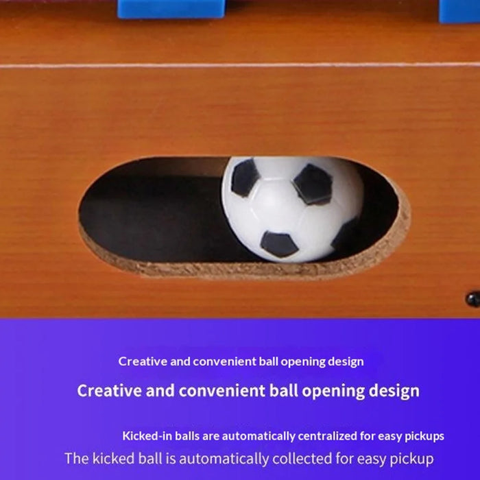34.5x22.5×7cm Mini Wooden Desktop Football Table Game Indoor Table Soccer Game Toy for Kids Parent-Child - 5
