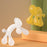 Lion Style Infant Silicone Teether Baby Teething Chewing Toy with Storage Box and Strap ST (BPA Free, No FDA Certificate) - Yellow - 5