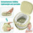 RJ101 Foldable ABS+PP+PU Mat Baby Toilet Travel Potty Seat for Outdoor Activities - Green - 2