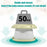 RJ101 Foldable ABS+PP Baby Toilet Potty Seat for Toddler Travel Outdoor Camping - Green - 7