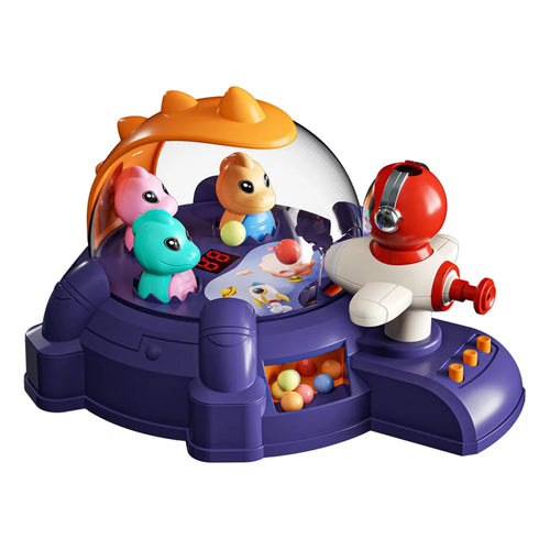 YY1906 Pinball Game Electric Dinosaur Pinball Toy Preschool Toy for Toddlers - Purple - 1