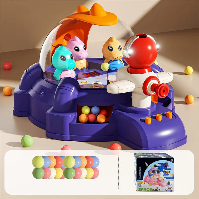 YY1906 Pinball Game Electric Dinosaur Pinball Toy Preschool Toy for Toddlers - Purple - 2