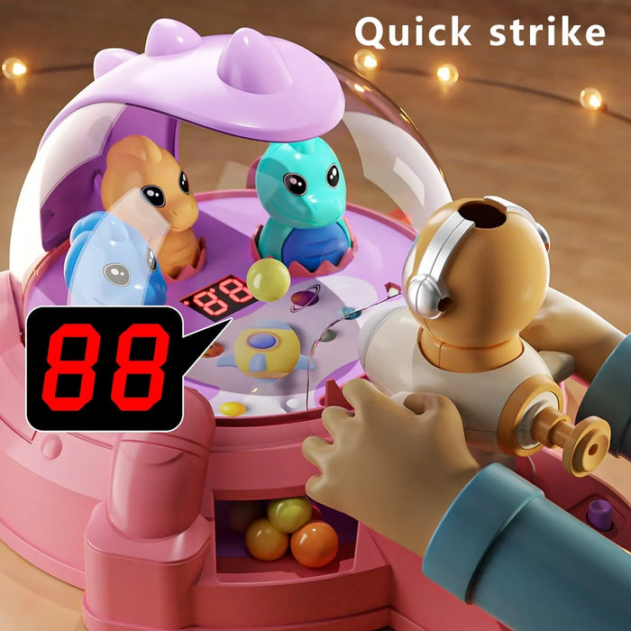YY1906 Pinball Game Electric Dinosaur Pinball Toy Preschool Toy for Toddlers - Purple - 6